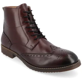 Flex Groove Engineering Anti   Bacterial Thomas & Vine Edison Wingtip Ankle Boot
