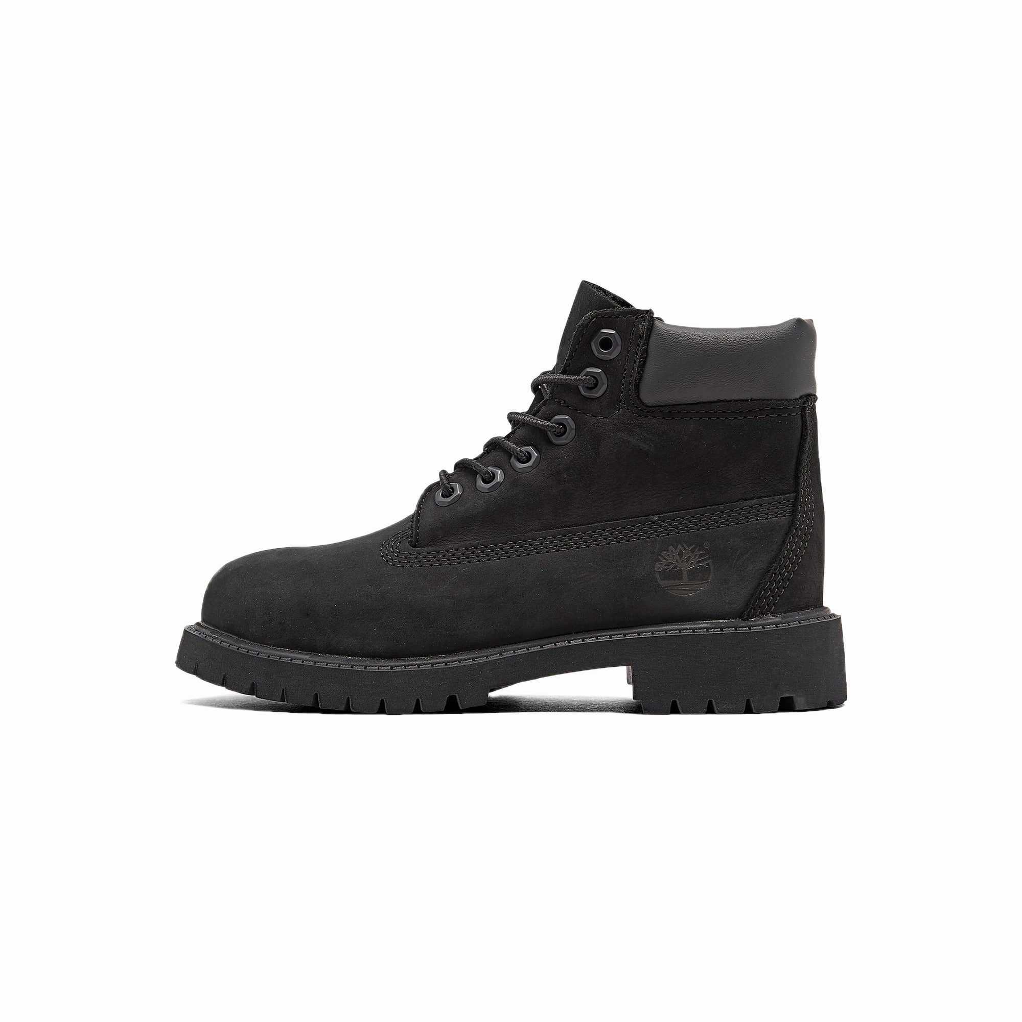 Quick Adjustment Fit Timberland Kids Classic 6" Black Boots
