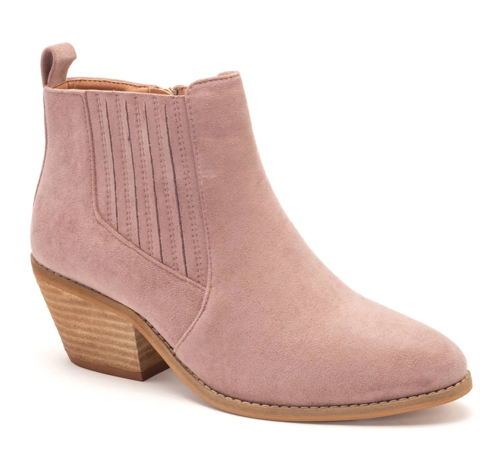 Women's Potion Booties In Blush Reliable Grip Cozy And Stylish