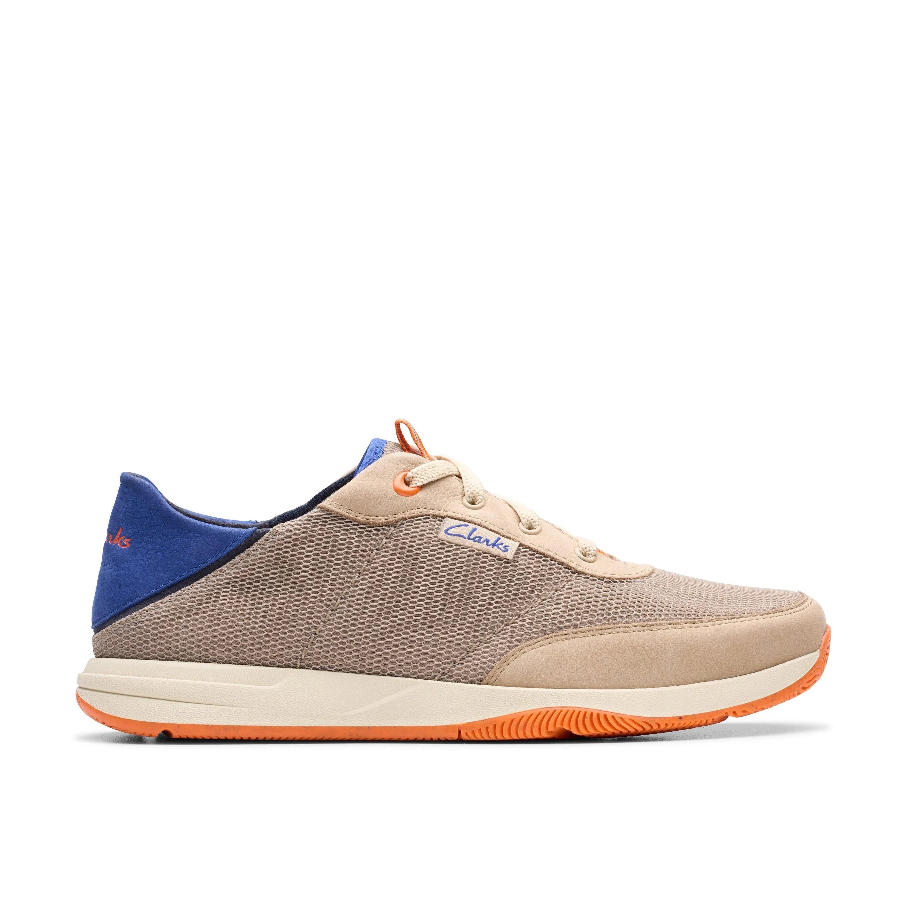 Clarks Sailview Sport in Beige Nubuck Quiet Stepper Private Office