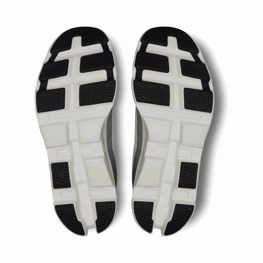 On Men's Cloudmonster 2 Sneaker in White/Frost LaceUpDesign Memory Foam Adaptation