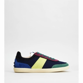 Tod's Tabs Sneakers in Suede and Technical Fabric Shock Dissipating Weekend Jog