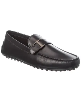TOD??s City Gommino Leather Loafer Simple Slip Fit