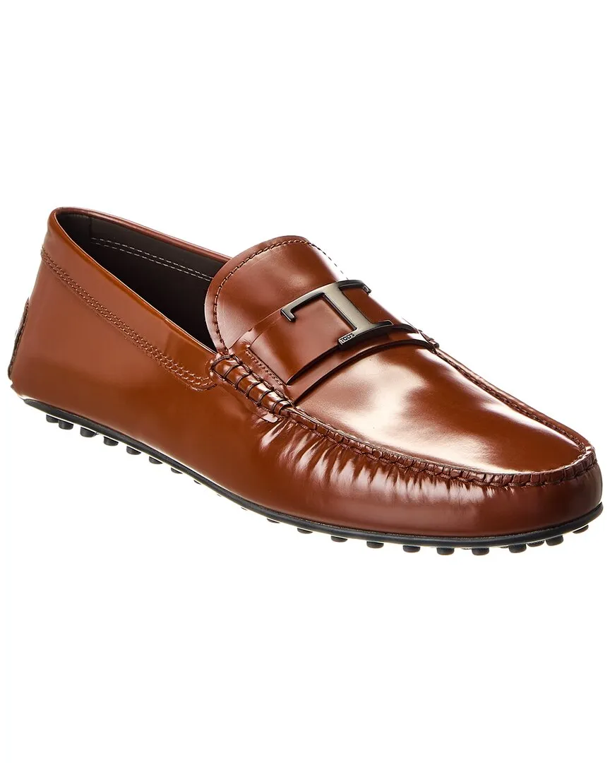 Travel Friendly Sleek Slip On TOD??s City Gommino Leather Loafer