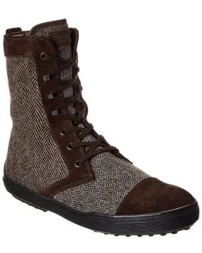 Waterproof Weekend Wanderer Work Terrain TOD??s Knit & Suede Boot