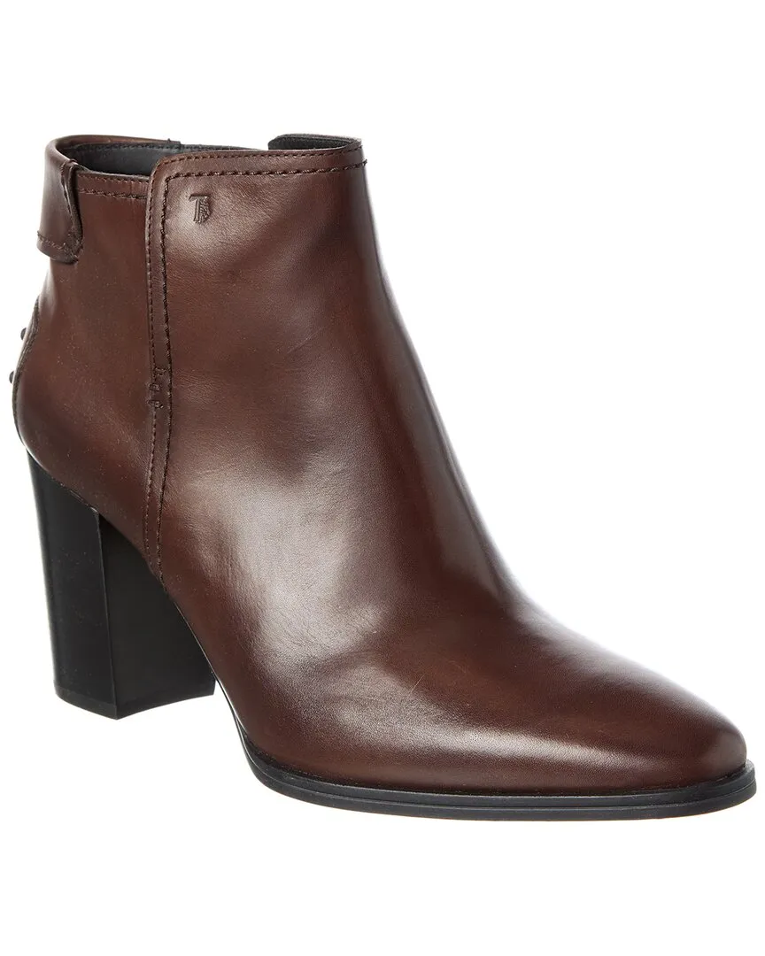 Effortless Style TOD??s Leather Bootie
