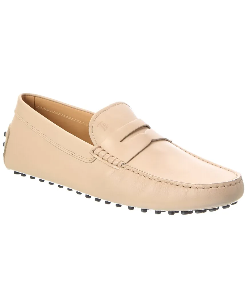 TOD??s Leather Loafer Grip Sole