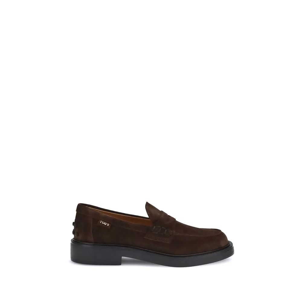 Elastic Slip On Slip On Slip Tod's Suede Men's Loafers