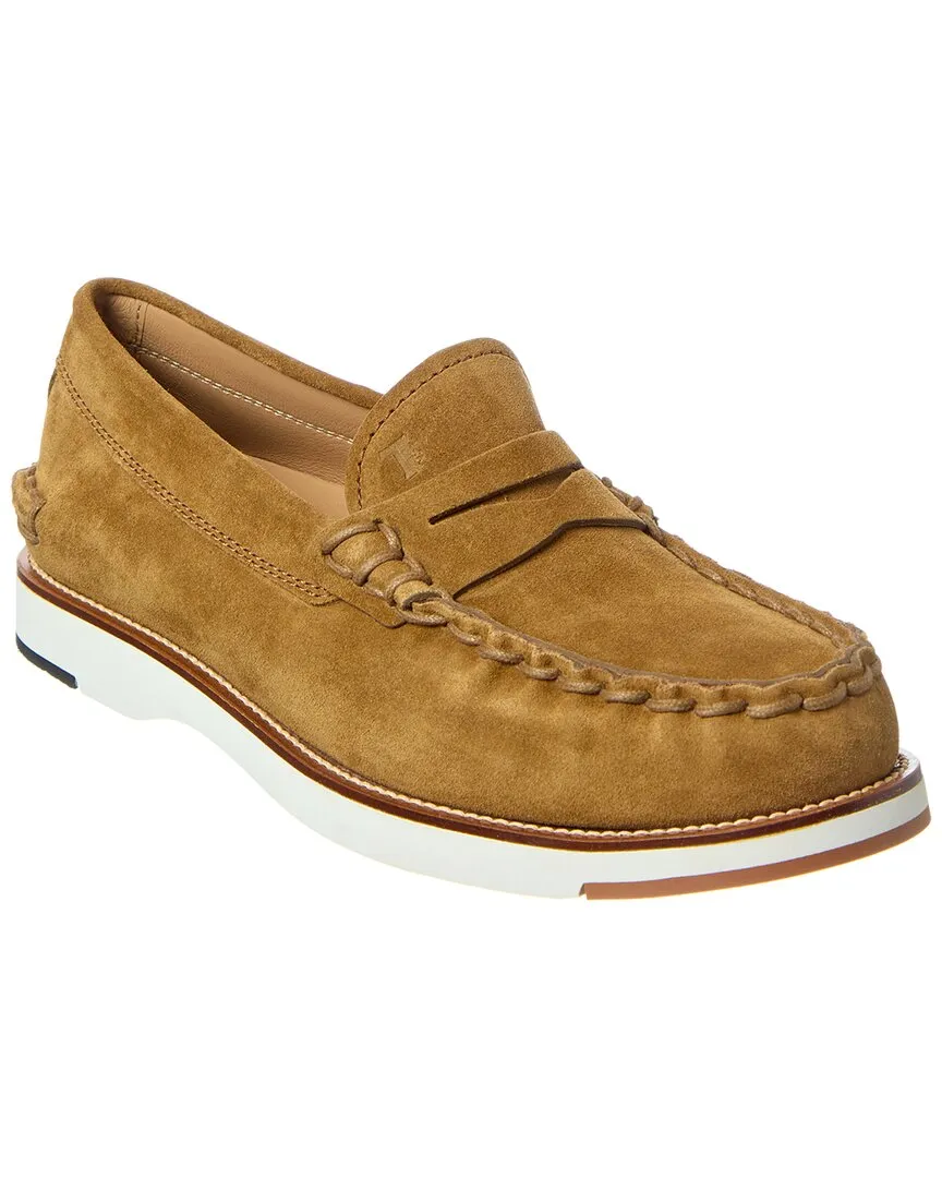 TOD??s Suede Moccasin Slip Fit Wear