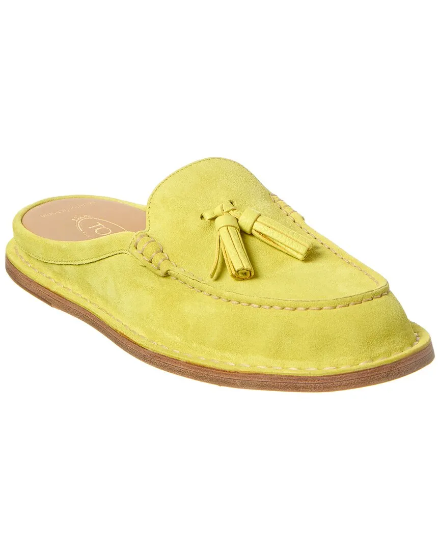 TOD??s Suede Mule Featherweight Comfort