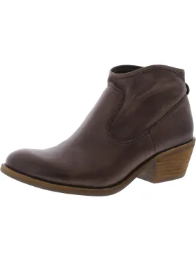 Hybrid style AISLEY Womens Almond Toe Block Heel Ankle Boots