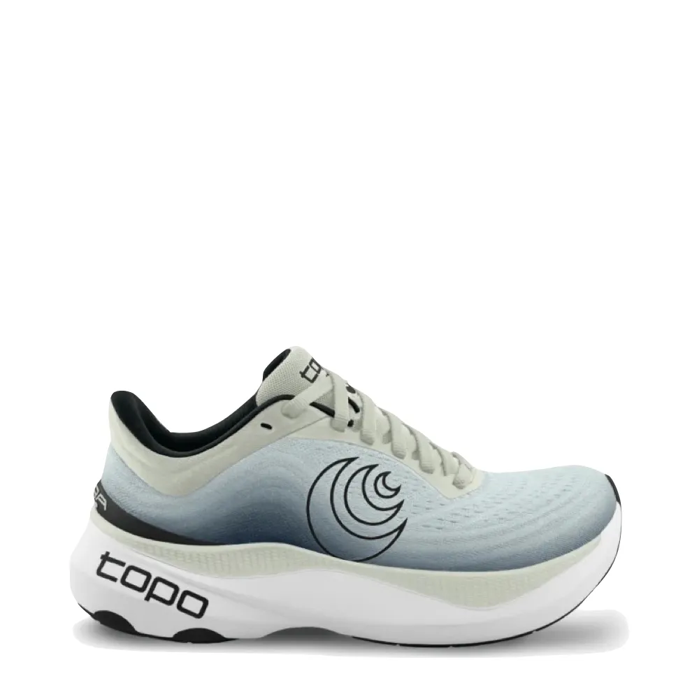 Topo Men's Aura Sneaker in Grey/Charcoal Fit Comfort Orthotic Friendly Design