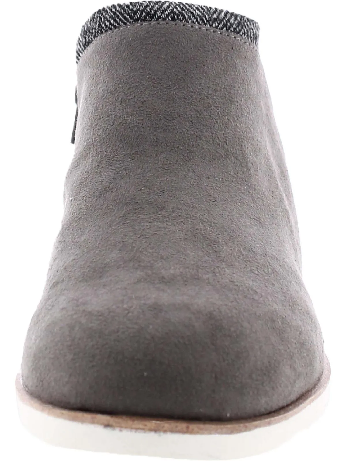 Zion Womens Faux Leather Flat Shooties Universal Style