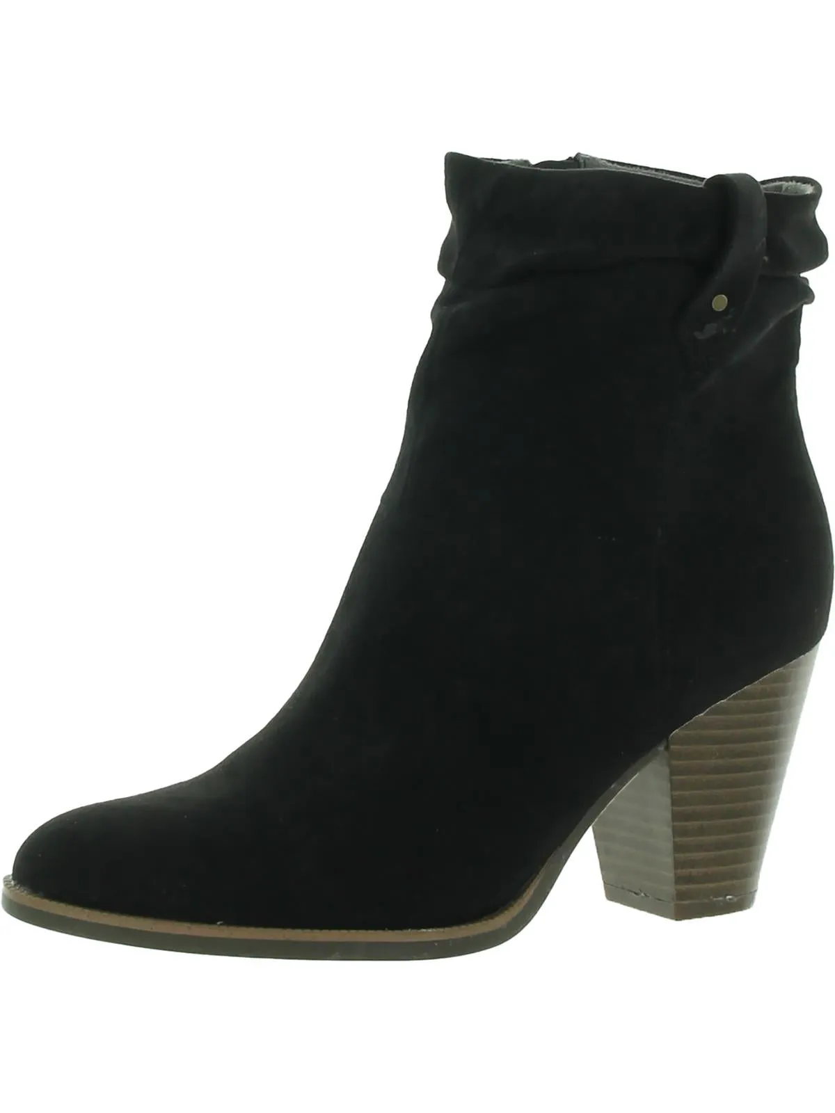 Kall Me Womens Faux Suede Ruched Ankle Boots Perfect For Hiking