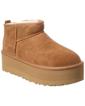 UGG Classic Ultra Mini Suede Platform Boot Daily Rugged