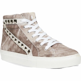 Tracey F Womens Suede Lace-Up High Top Sneakers leg strength running in various climates