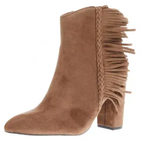 Women's Westboud Ankle Boots In Camel Suede Breathable mesh panel