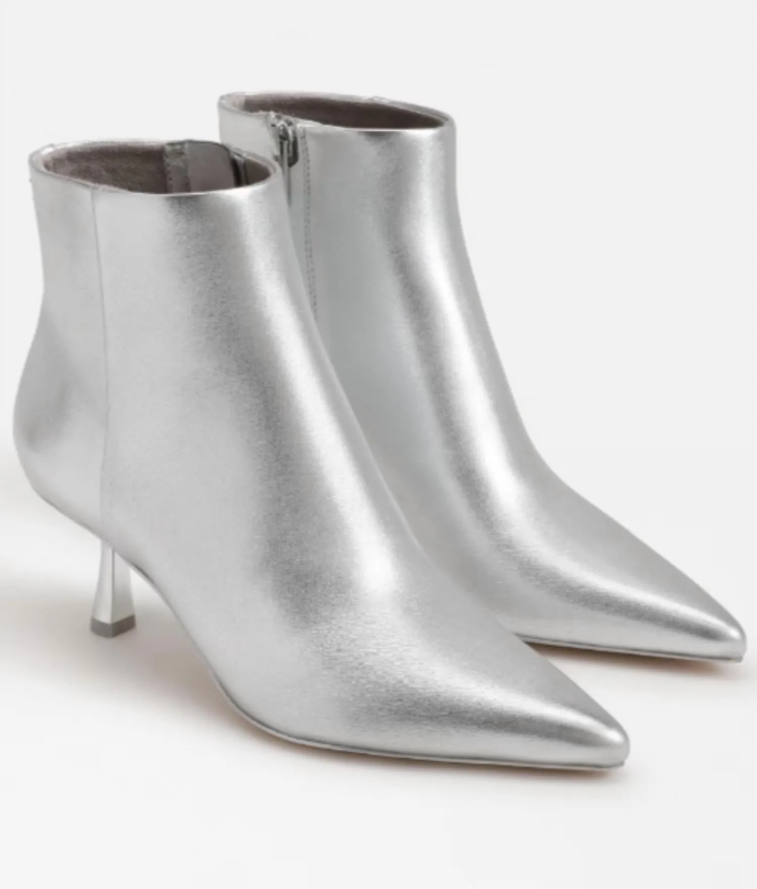 Suzie Bootie In Silver british retro