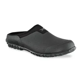 Foldable Collar Instant Access Shoes Men's Mudpaw Slip On Rubber Shoes In Black