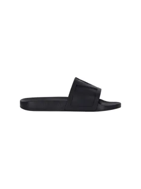 Slip Comfort Step Into Comfort Slide Sandals ?C Black