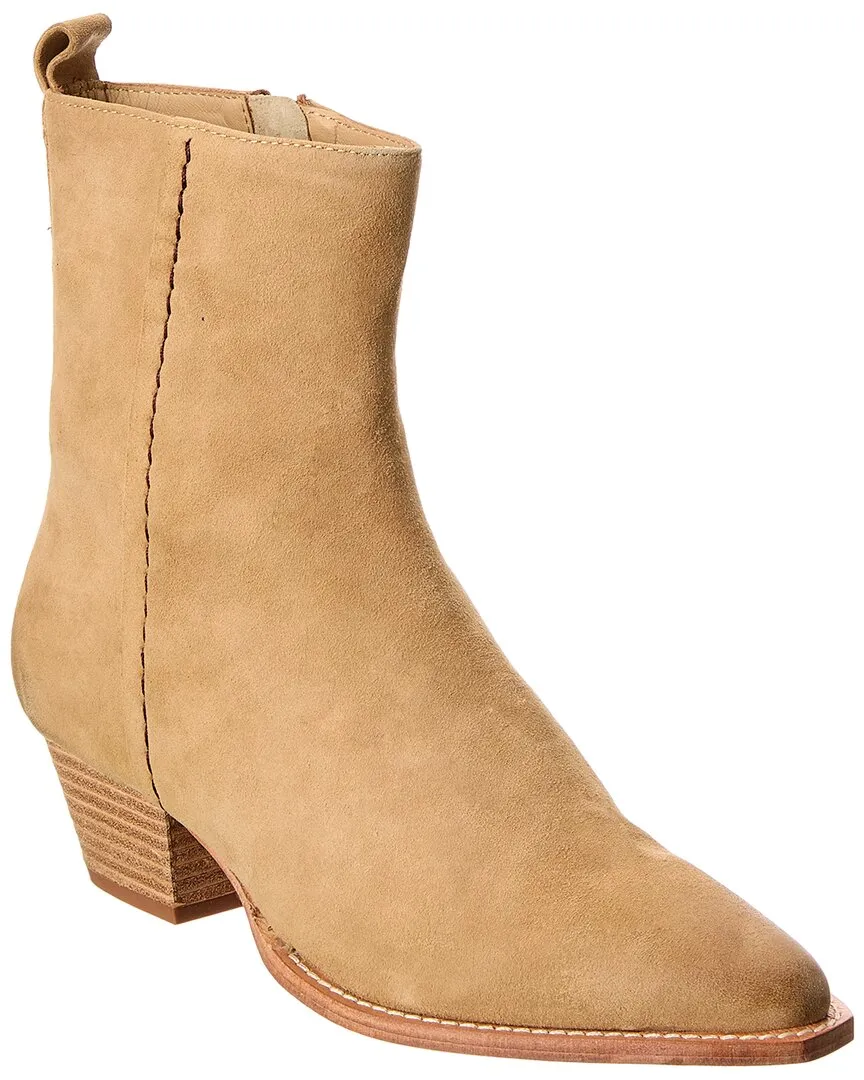 Free People Bowers Embroidered Suede Boot All Day Wear