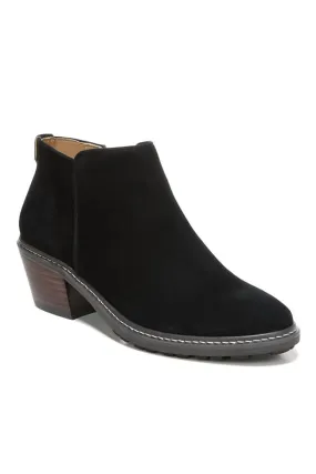 Music Fan Women's Pryce Ankle Bootie In Black Suede