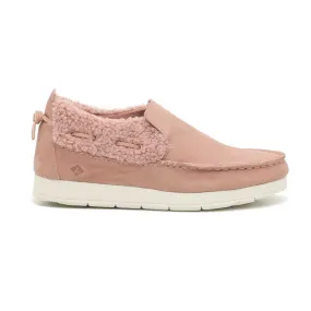 Sperry - Women's Leather Teddy Rose Moc-Sider Shoes (STS87925) Adjustable Lace Lock