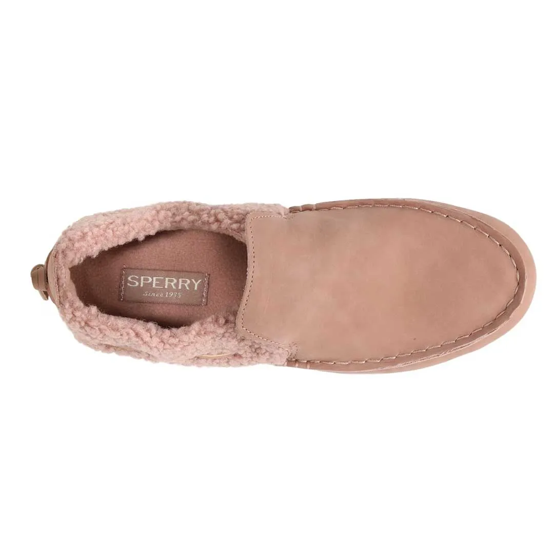 Sperry - Women's Leather Teddy Rose Moc-Sider Shoes (STS87925) Anti Fatigue Insole Stretch Gusset