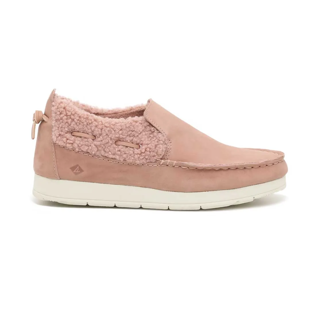 Sperry - Women's Leather Teddy Rose Moc-Sider Shoes (STS87925) Adjustable Lace Lock
