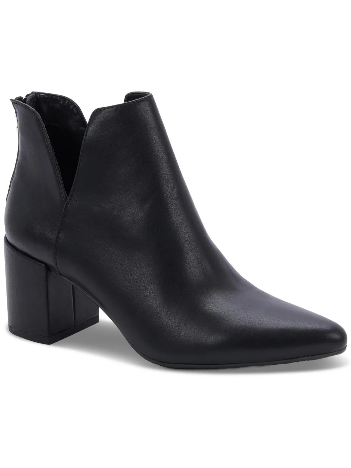 Warm And Comfortable Trey  Womens Leather Notched Booties