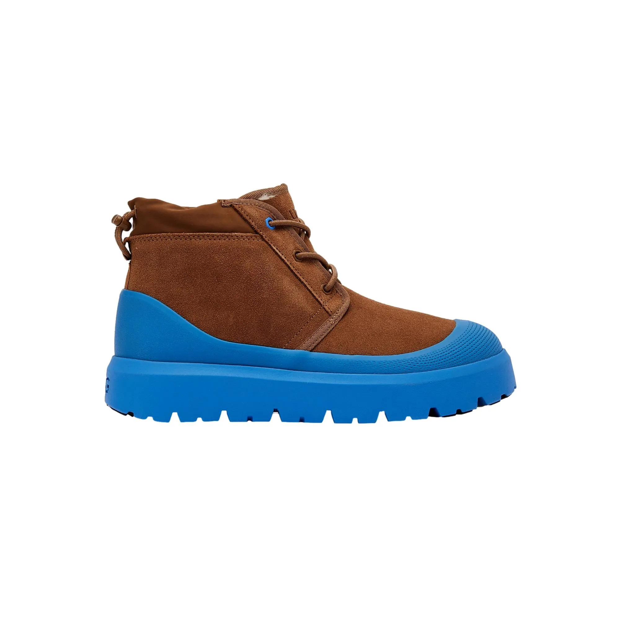 UGG Neumel Weather Hybrid Chestnut/Big Sky  1143991-CBG Men's Asymmetric Lacing System High Traction All Day Wear