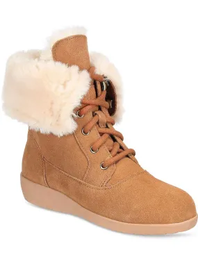 Aubreyy Womens Suede Booties Ankle Boots Outdoor Performance