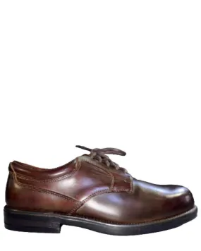 Casual Wear Men's Campbell Lace Up Dress Shoes In Brown Smooth