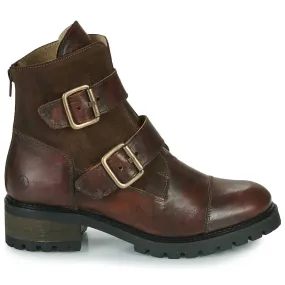 Women's Muller Boot In Taupe Comfort Lining Urban Commute Adjustable Fastening