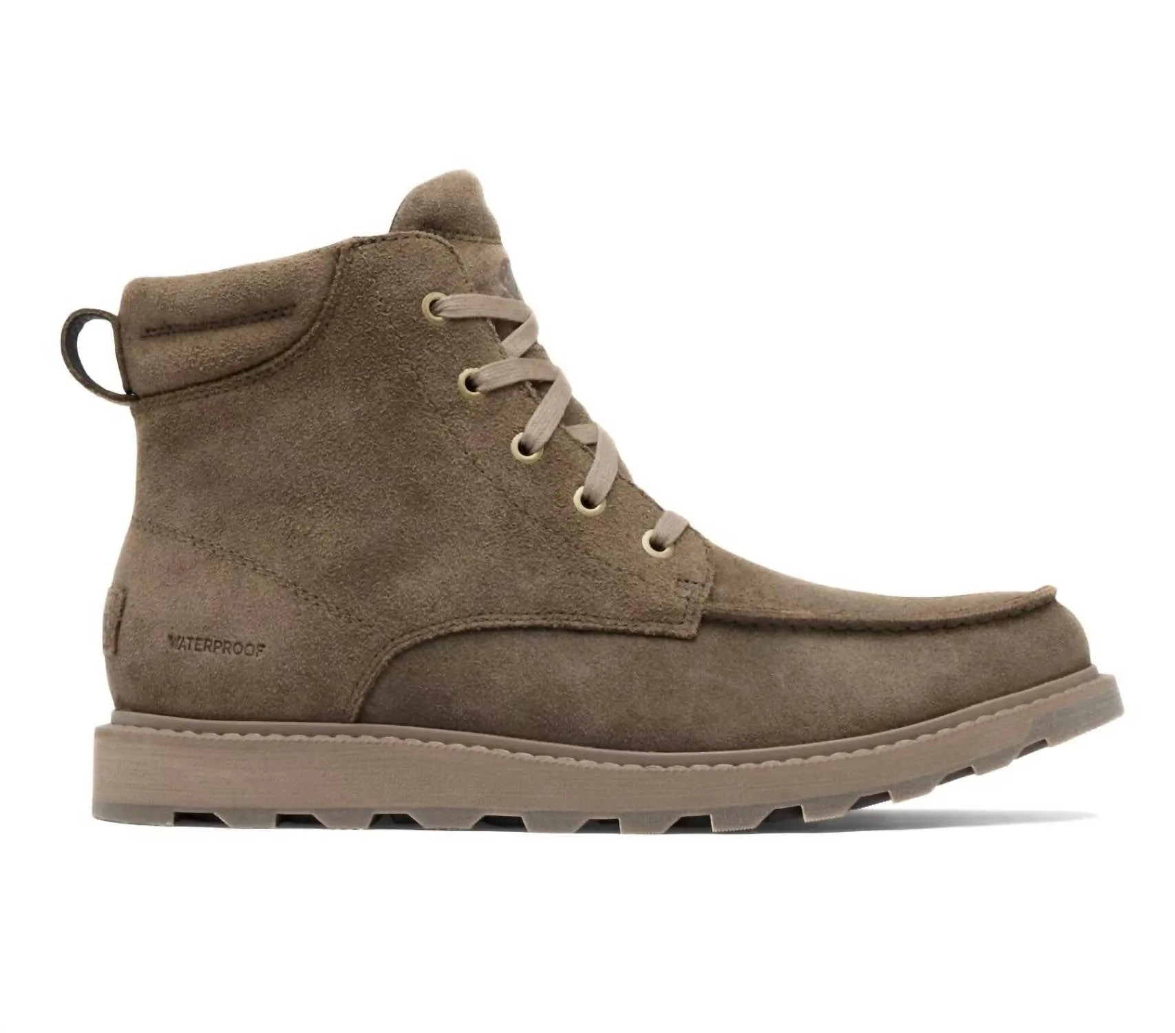 Men's Madson Moc Toe Boots In Major Soft Cushion Collar