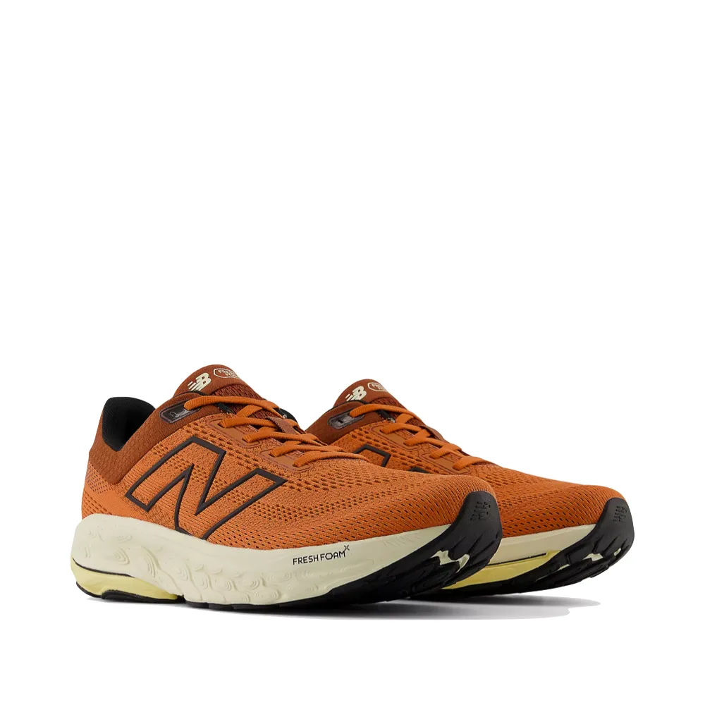 New Balance Men's Fresh Foam X 860v14 Sneaker in Infield Clay with Relic Brown and Black Everyday Performance