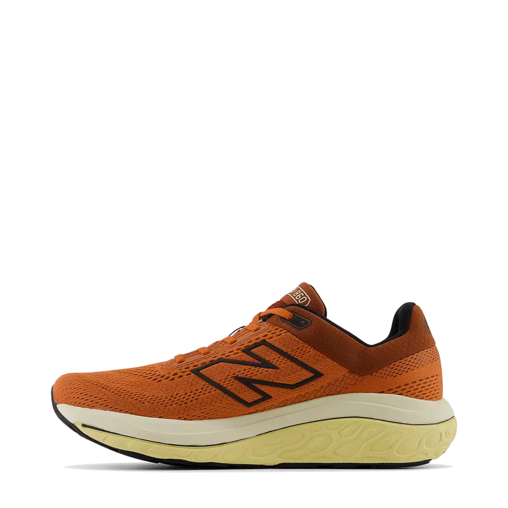 New Balance Men's Fresh Foam X 860v14 Sneaker in Infield Clay with Relic Brown and Black Trend-setting arch Jump Support