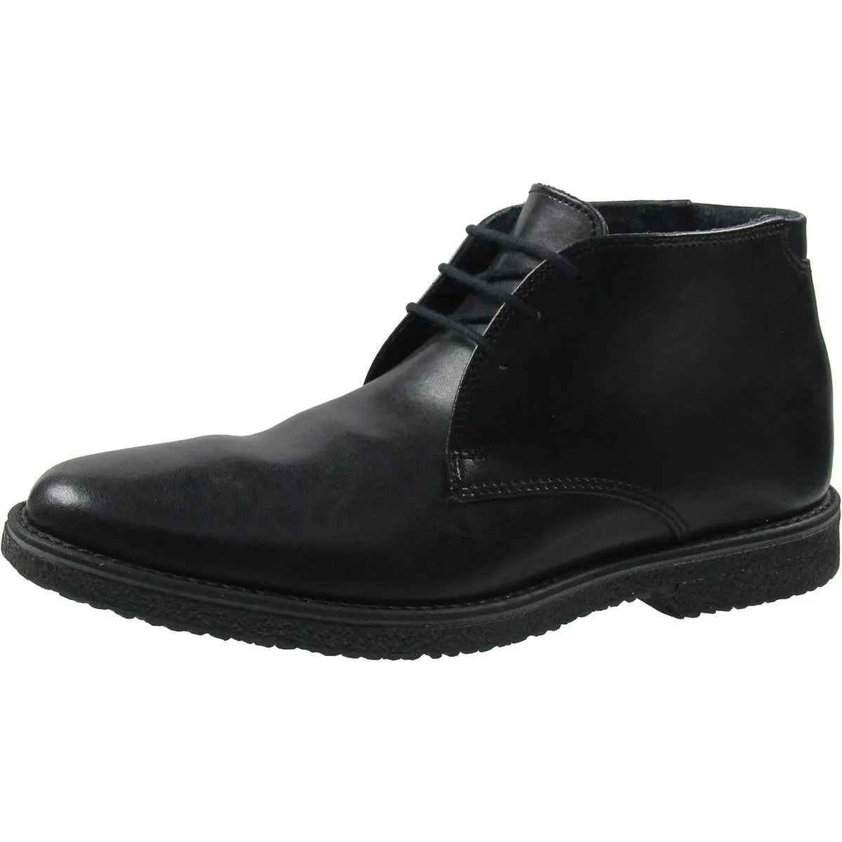 Secure Hold Wide Range Boswell Mens Lace-Up Faux Leather Chukka Boots