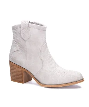 Thermal Core Rainy Day Commuter Stable Support Urban Commute Unite Snake Ankle Bootie In White