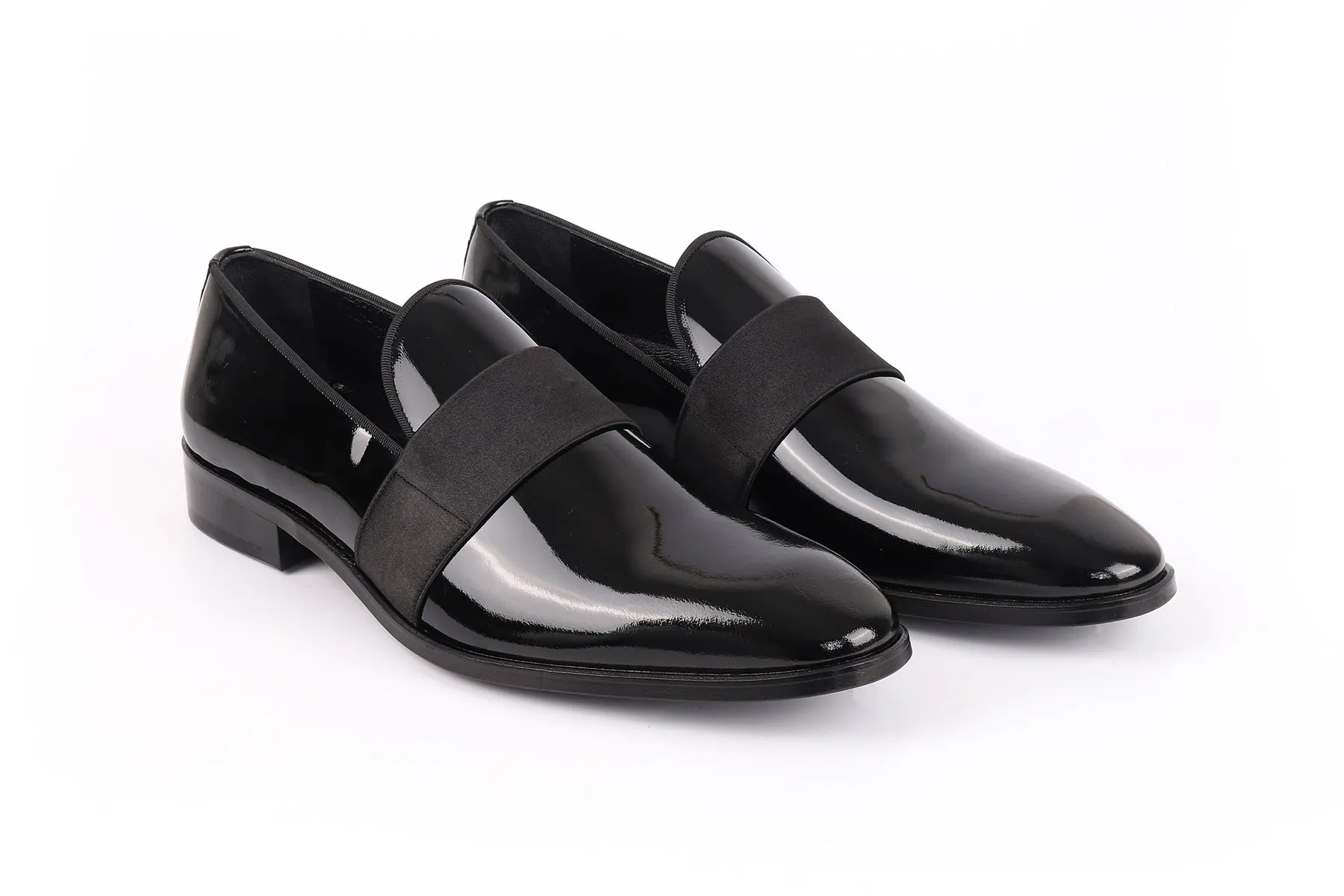 Kress Patent Leather Loafers Sharp Profile Flat Sole