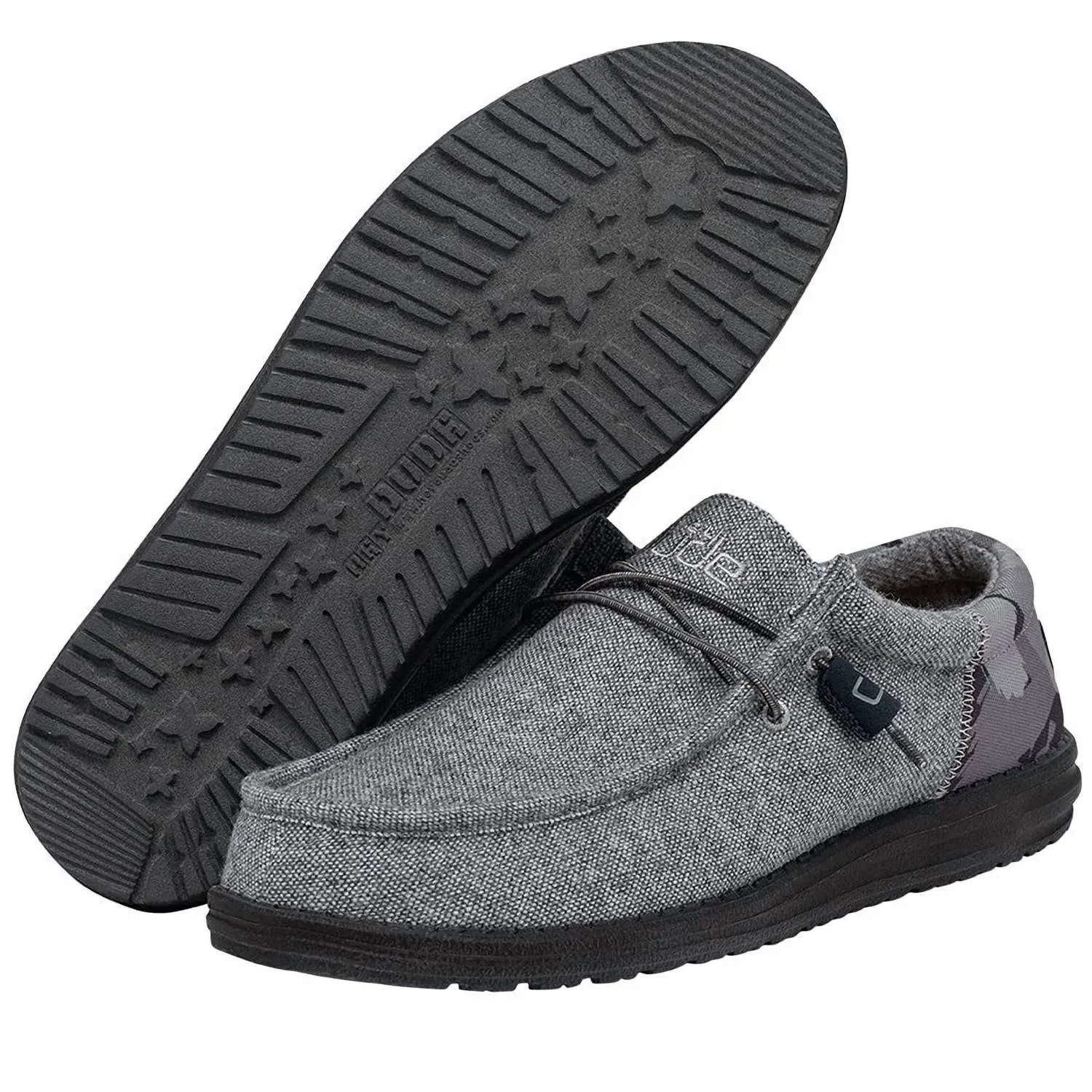 Instant Walk Fit Quick Travel Fit Men's Wally Funk Wool Shoes In Wool Grey Camo