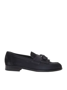 Quick Travel Fit Quick Walk Wear Refined Black Calfskin Moccasin Loafers