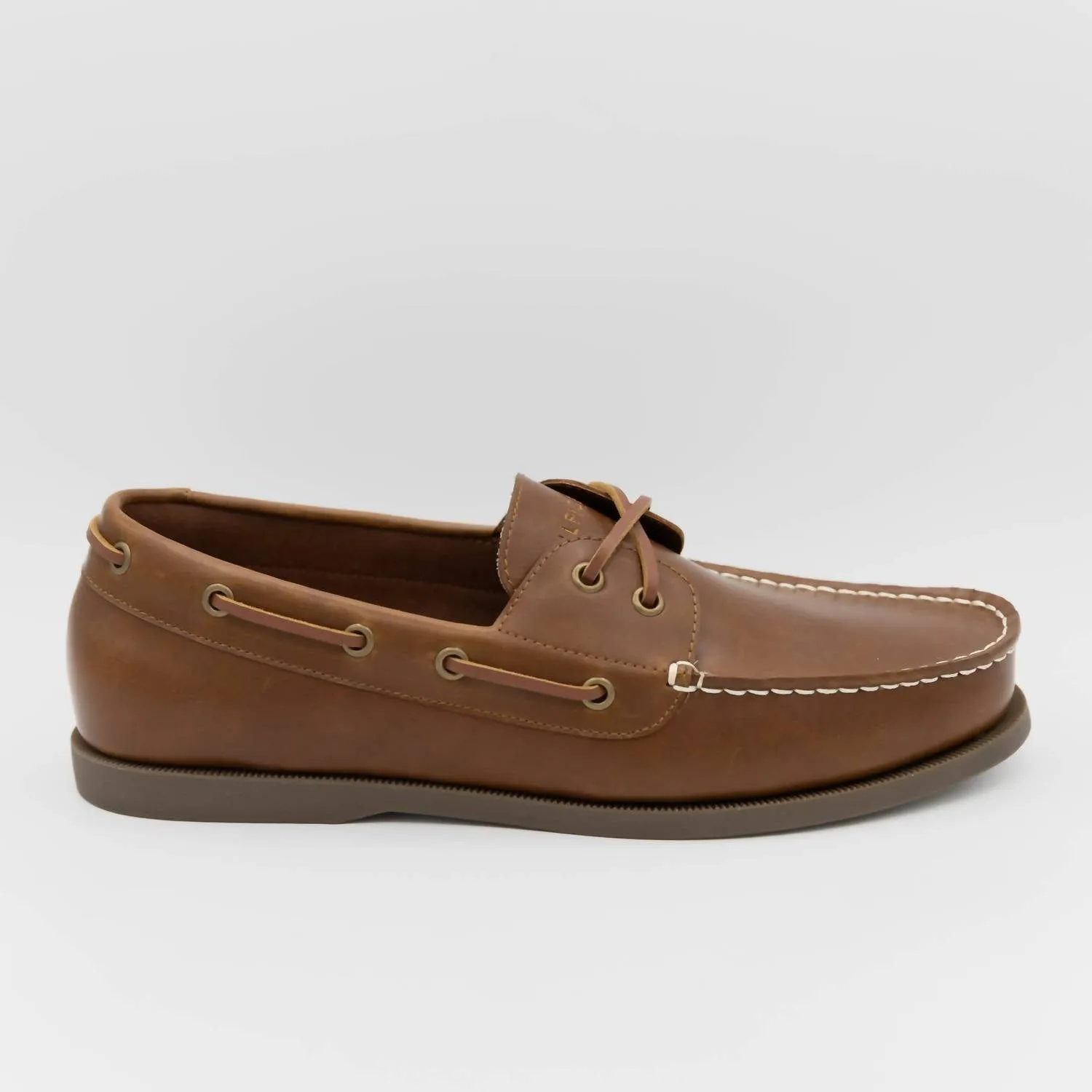 Men's Brazen Slip-On Boat Shoes In Cognac Active Footwear Microfiber finish