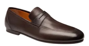 Bally Plator 6228827 Men's Prune Calf Plain Leather Loafers Active Slip On