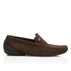 High Quality Slip On All Purpose Porsche Design Monaco Velours Espresso Moccasins