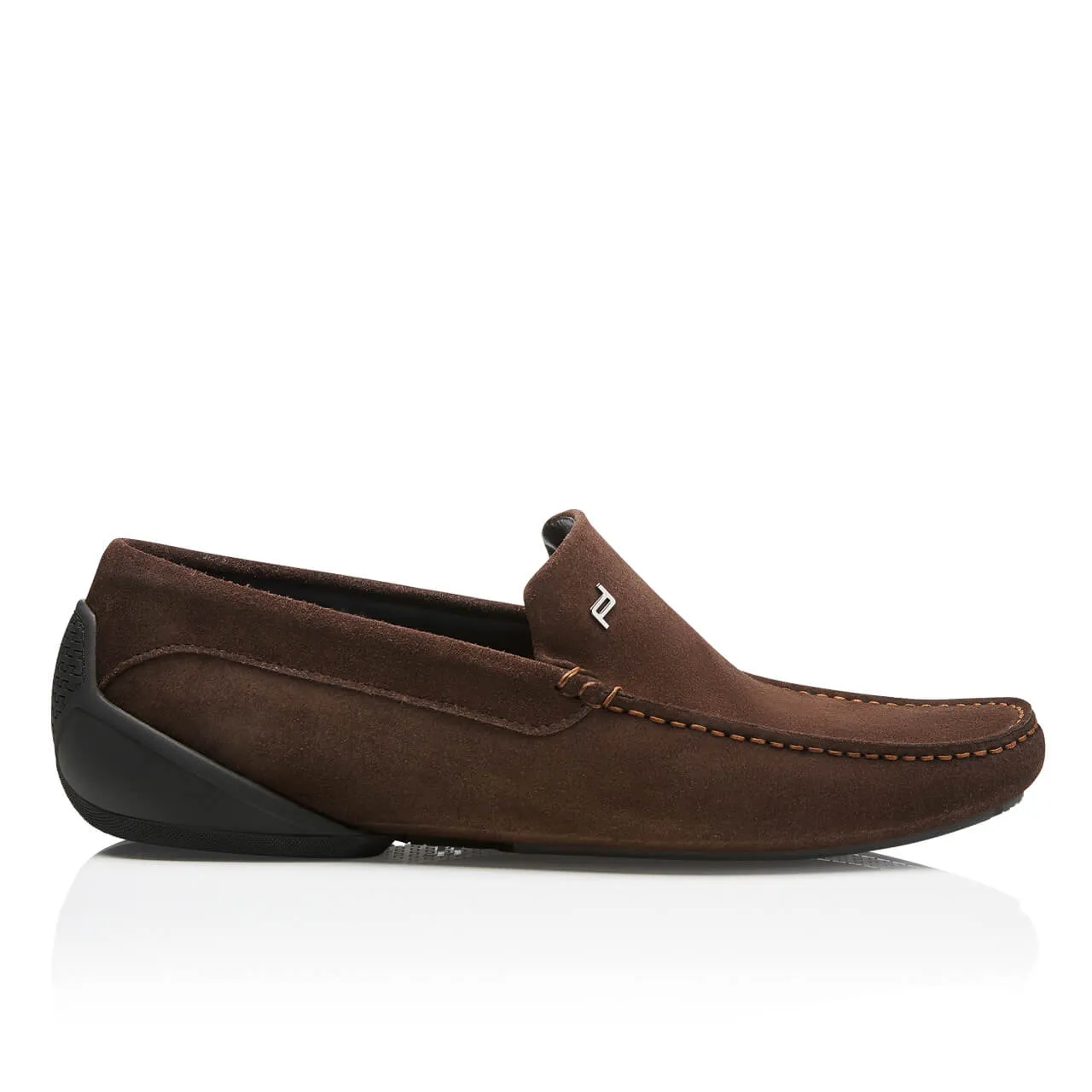 High Quality Slip On All Purpose Porsche Design Monaco Velours Espresso Moccasins