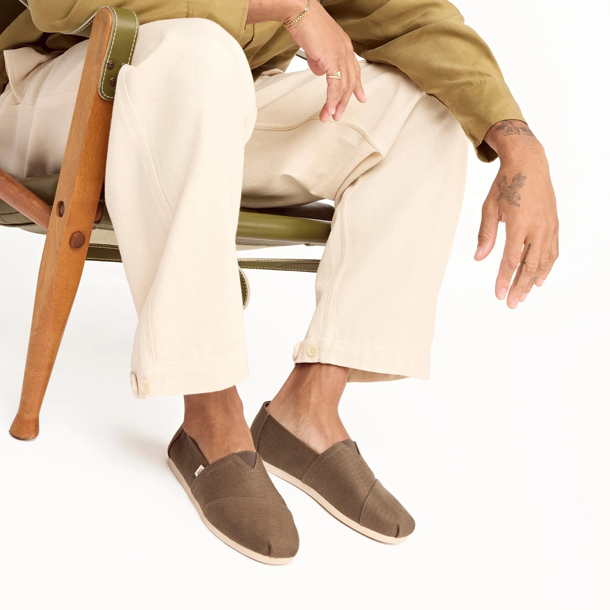 Alpargata Olive Refibra Classic Slip On