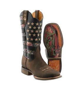 Men's Open Season Boot With Deer Hunter Sole In Brown Breathable Weather Resistant User Trail Mode