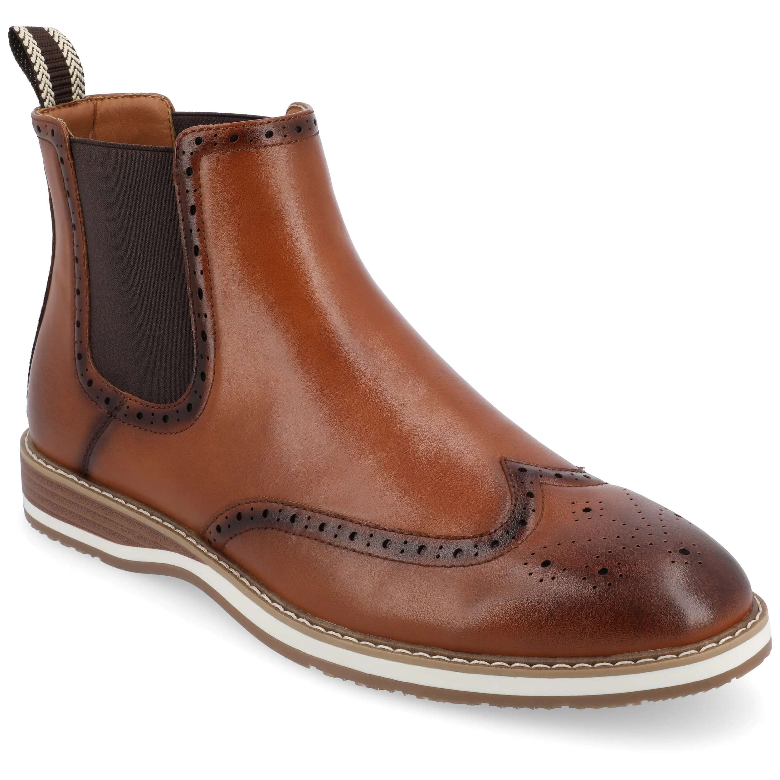 Minimalist Eco Material Outdoor Explorer Vance Co. Thorpe Wingtip Chelsea Boot