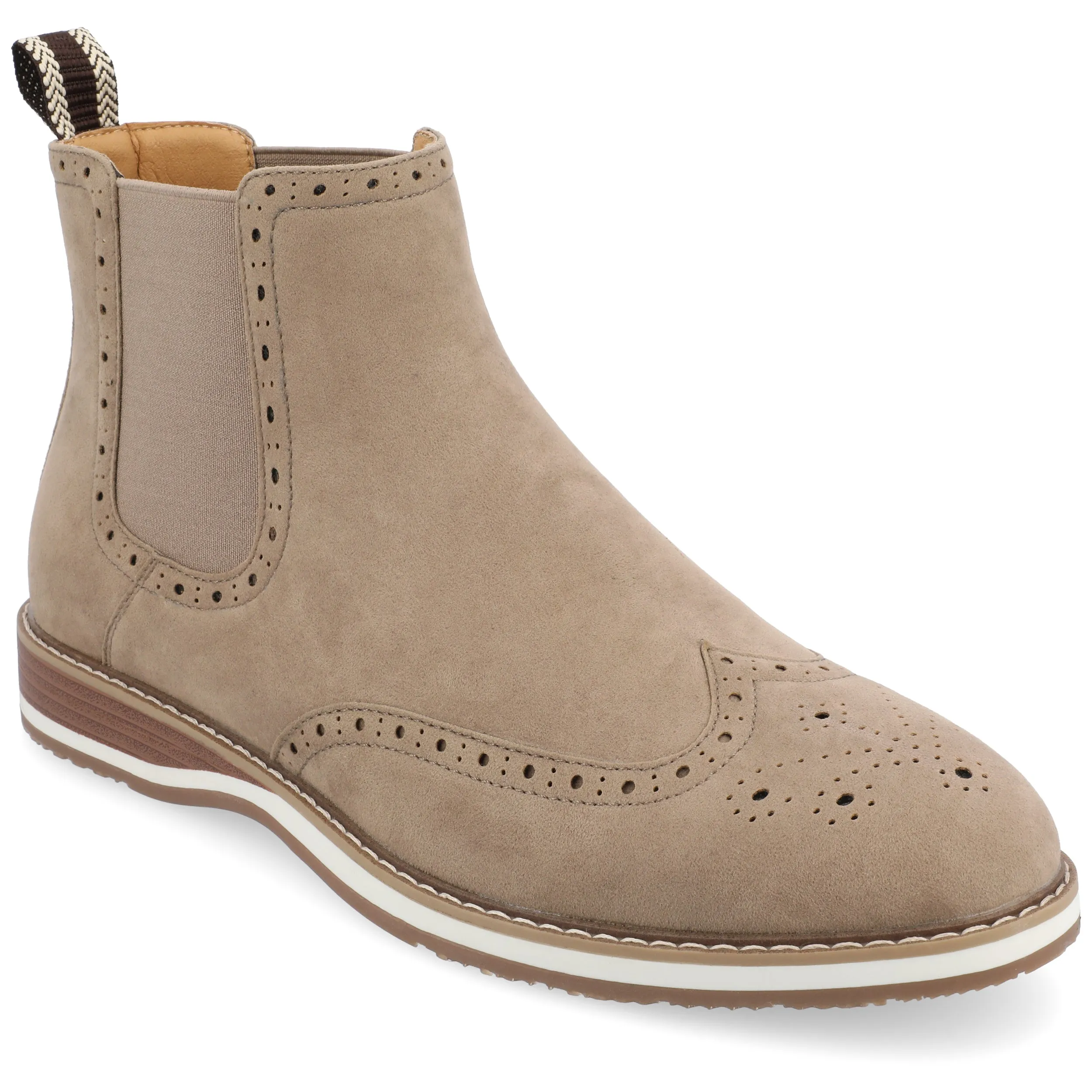 Stable Support Snowy Path Stable Support Morning Walk Vance Co. Thorpe Wingtip Chelsea Boot
